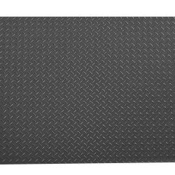 985# garage floor roll, 122 x 305 cm (4 x 10 feet), PVC floor protective mat with diamond plate 2.2 mm thick, with double-sided adhesive tape, non-sli