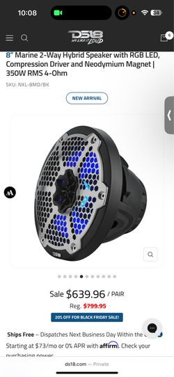 Ds18 speakers