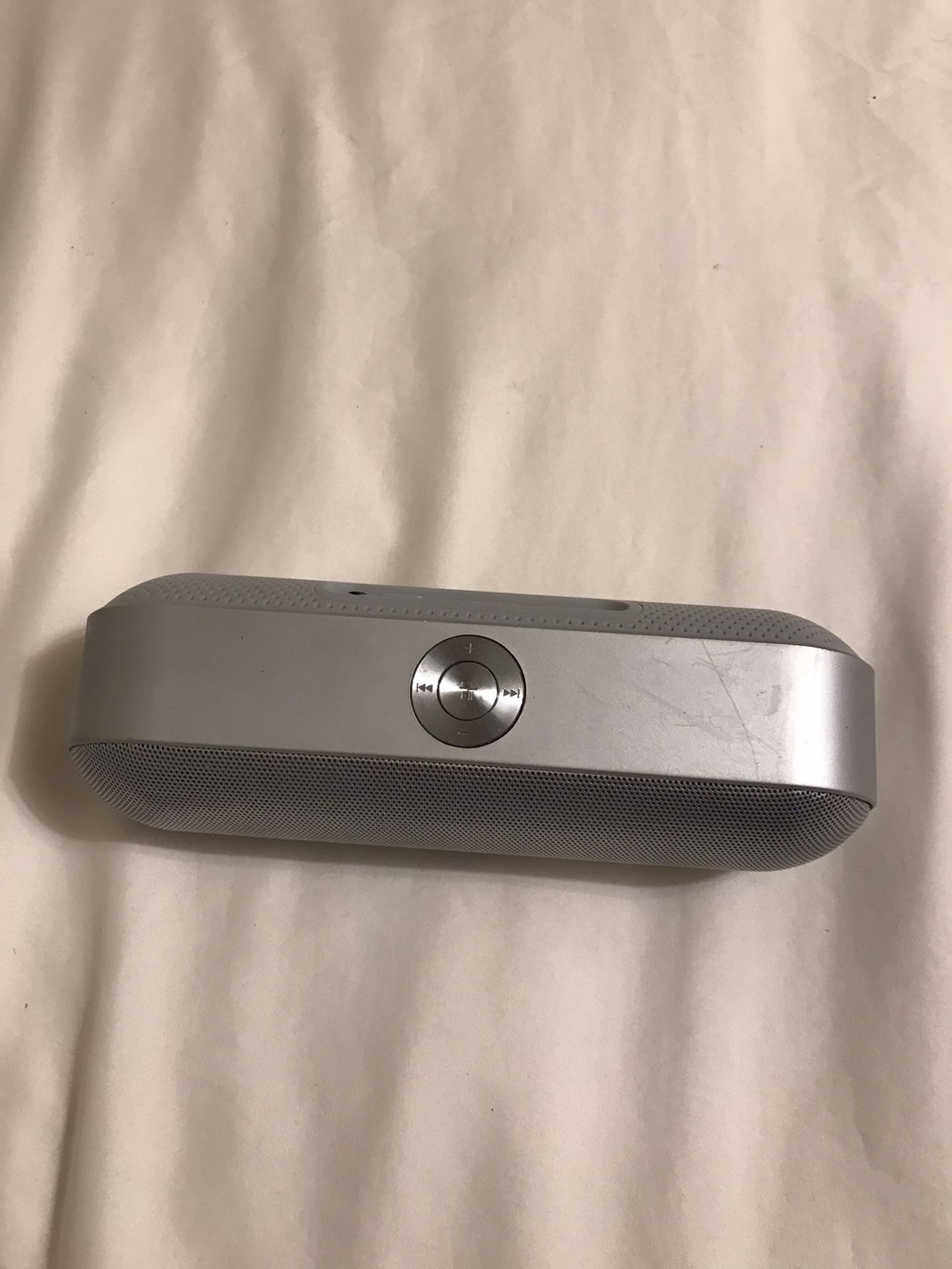 Silver Bluetooth Speaker