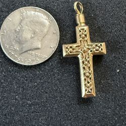 14k Gold Cross 