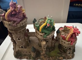 Dragon Castle Resin Figurine Sculpture