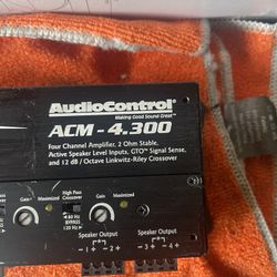 I Have A Audio Control Amp 300.4 Channel In Good Morning Condition 