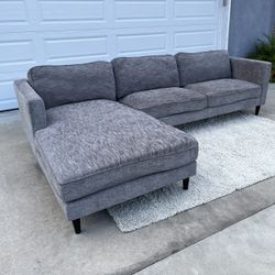 Gray Sofa Chaise