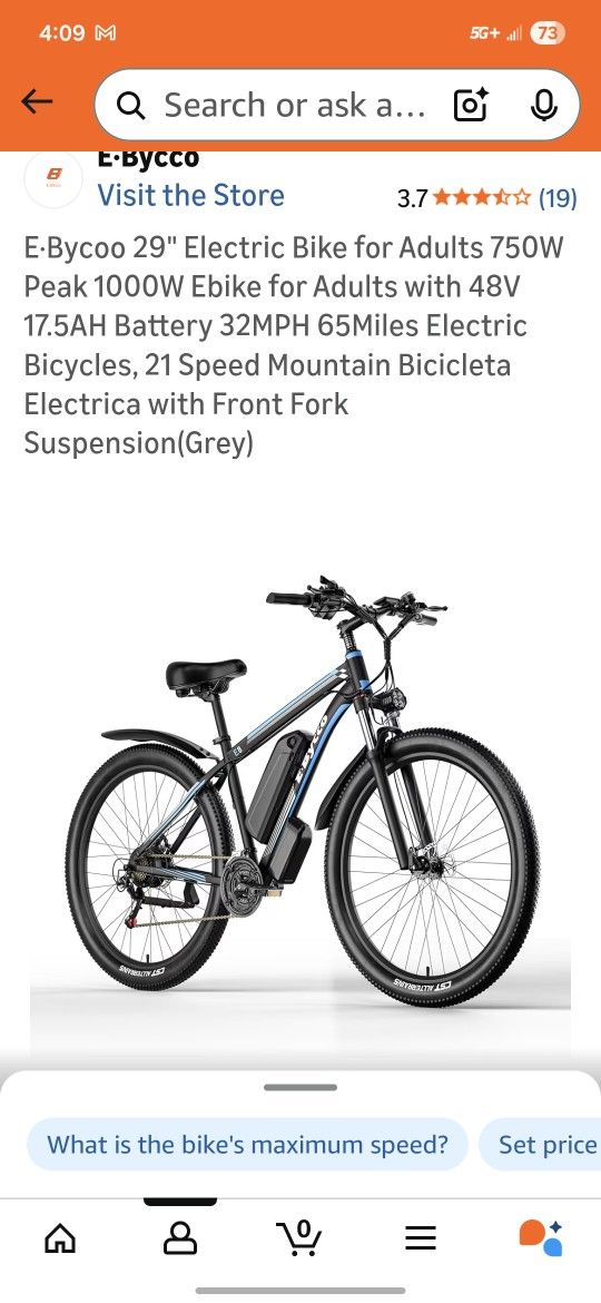 Ebike With Accessories