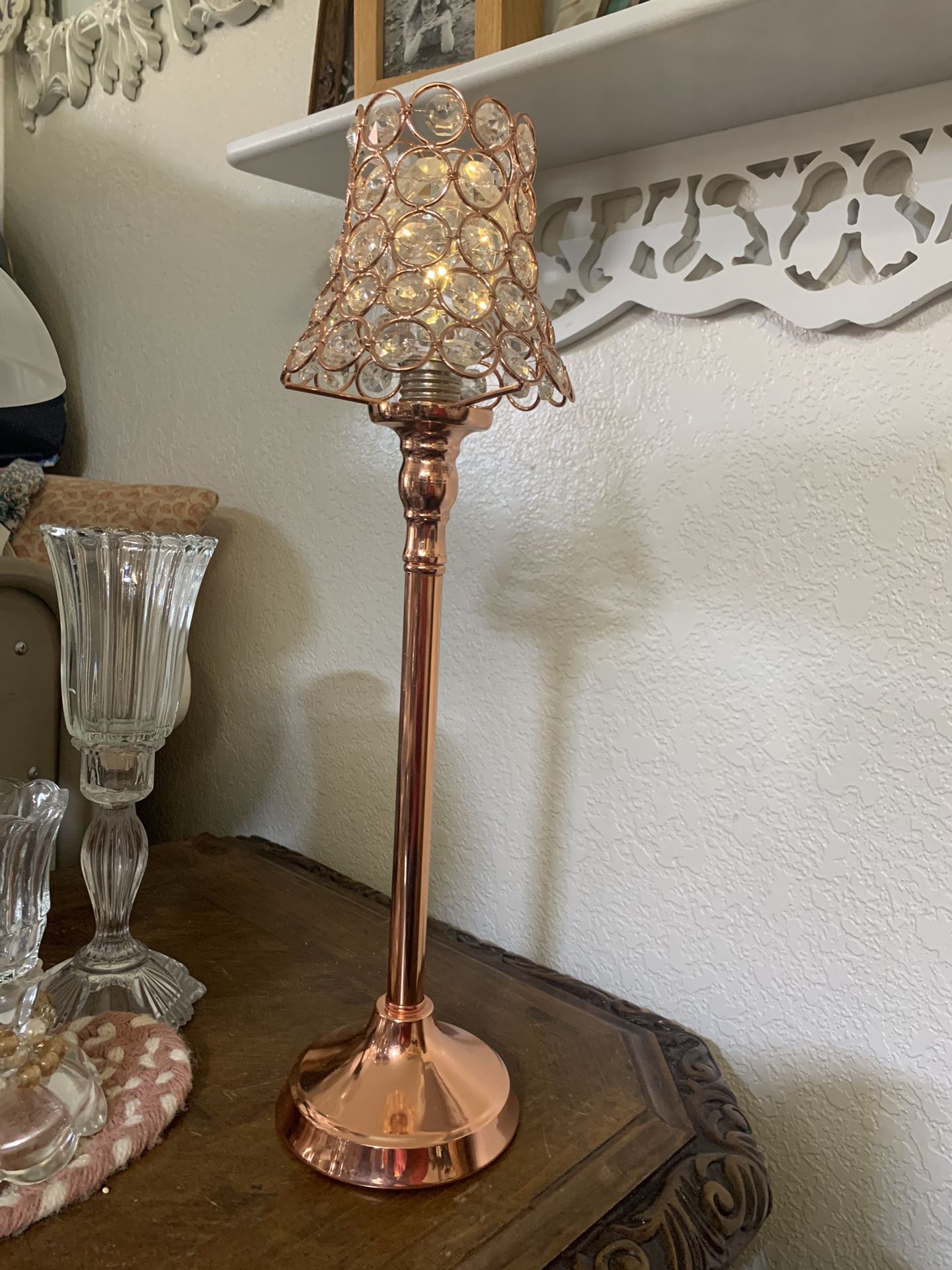 Lamp And Candleholders