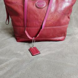 Brand New Never Used Coach Tote Beautiful Magenta Pink