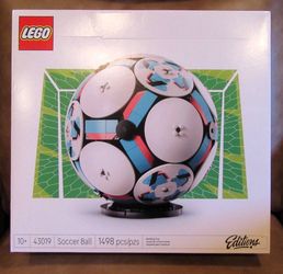 LEGO 43019 Editions Soccer Ball Set –New Sealed