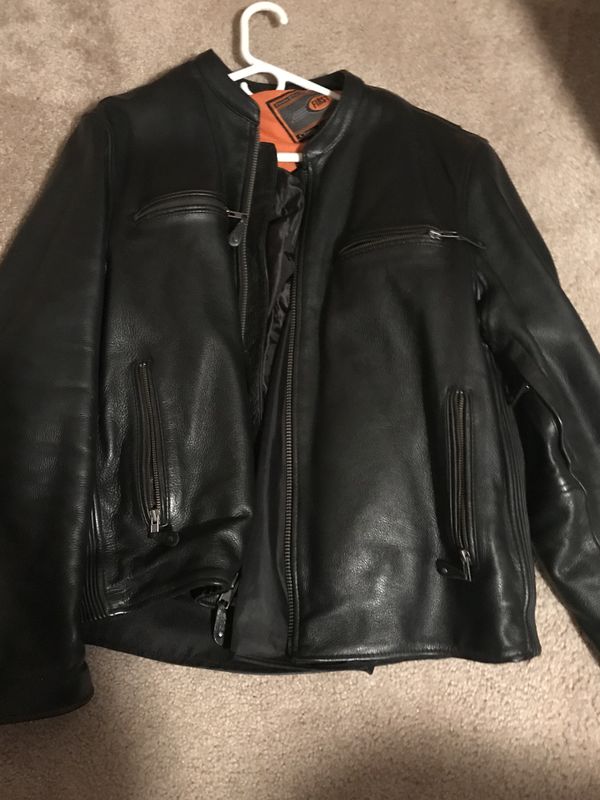 First Motorcycle Leather Jacket Size M No Armor For In Olympia Wa Offerup
