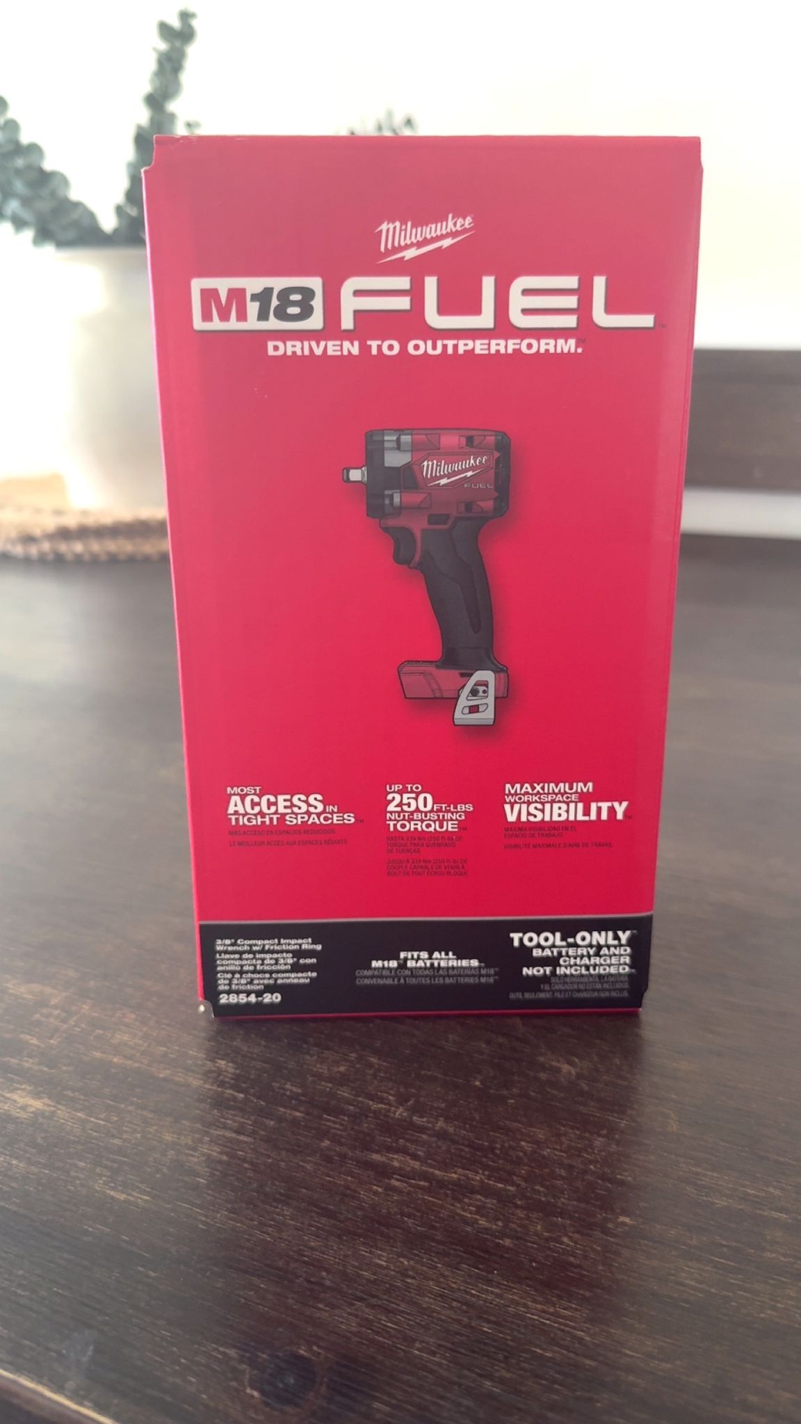 Milwaukee M18 FUEL GEN-3 18V Lithium-Ion Brushless Cordless 3/8 in. Compact Impact Wrench with Friction Ring (Tool-Only)