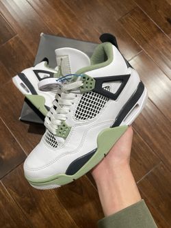Size 6.5W - Jordan 4 Retro Seafoam Green