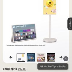 LG  StanbyME 27” Mobile Tv