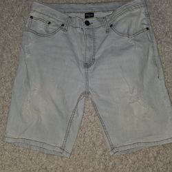 Size 34 MENS JEAN SHORTS