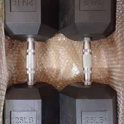 25 and 30 lb Dumbbell Pairs $1 per pound 