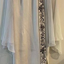 VINTAGE ALFRED SHAHEEN MAXI EVENING GOWN/WEDDING DRESS