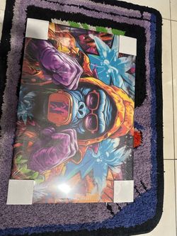 Gorilla painting canvas