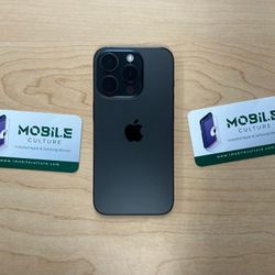 Unlocked Black Titanium iPhone 15 Pro 256gb (90 Day Same As Cash Financing Available)
