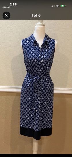 Stitch  fix Blue dress with matching belt