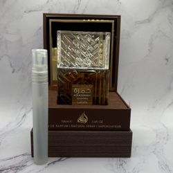 10ml Lattafa Khamrah Qahwa Sample