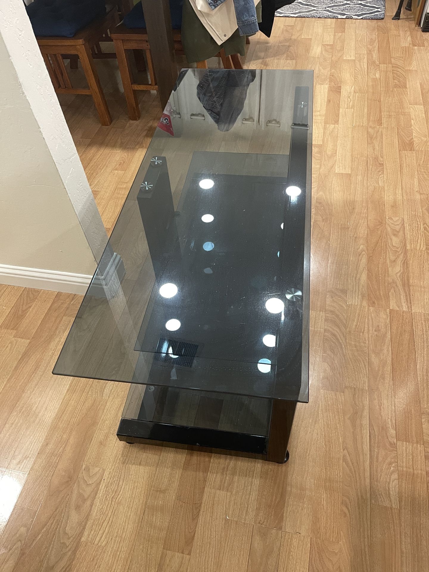 Glass TV Console