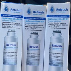 3 Brand New Refrigerator Filters For Samsung