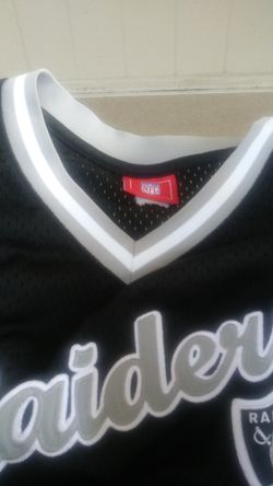Raiders stitched on letters one of a kind