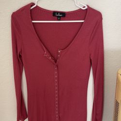 Lulus Front Button Snap Dress - Women’s Small