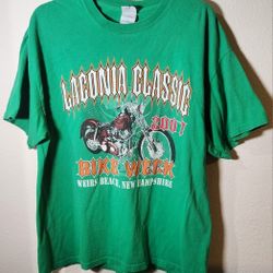 LACONIA CLASSIC BIKE WEEK 2007 MEN'S XL MOTORCYCLE WEIRS BEACH NEW HAMPSHIRE