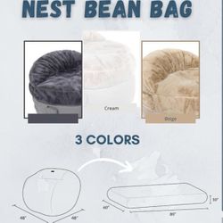 Huge Sale!! ✨ Big Discounts!!! 🔥 Brand New Queen Chair- NEST Bunny Fur- Charcoal In Stock Ready For Delivery TODAY!! 🚚 