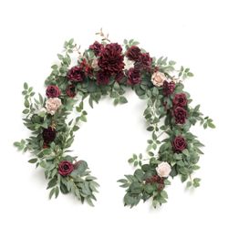 Ling’s Moment 6ft Floral Garland in Marsala
