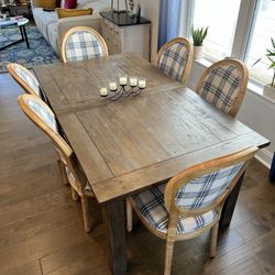 Wooden Table Set And Chairs $699 OBO