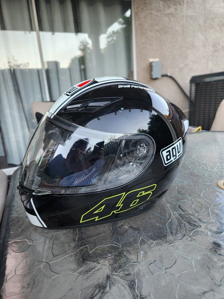 AGV K-3 Motorcycle Helmet Black solid