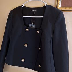 Express Cropped Blazer 