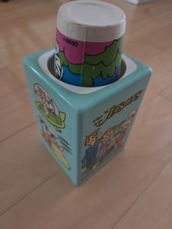 Vintage cup dispenser Jetsons Flinstones cartoon