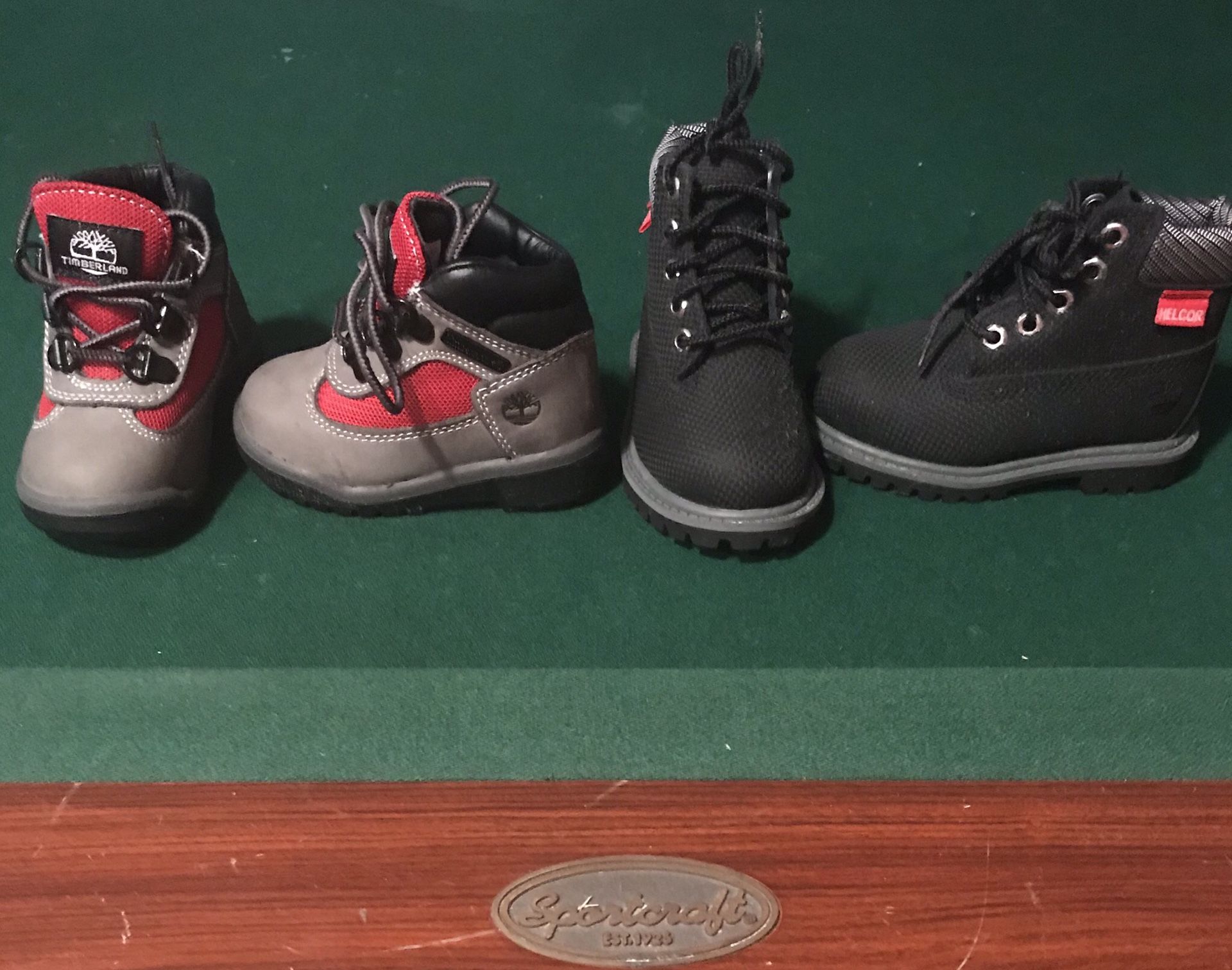 Timberland Boots Size 5c and Jordan’s 4c