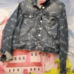 Dark BLUE Guess Jacket 