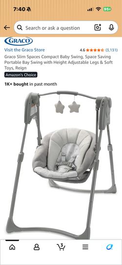 Graco baby swing