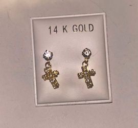 14k gold Earrings