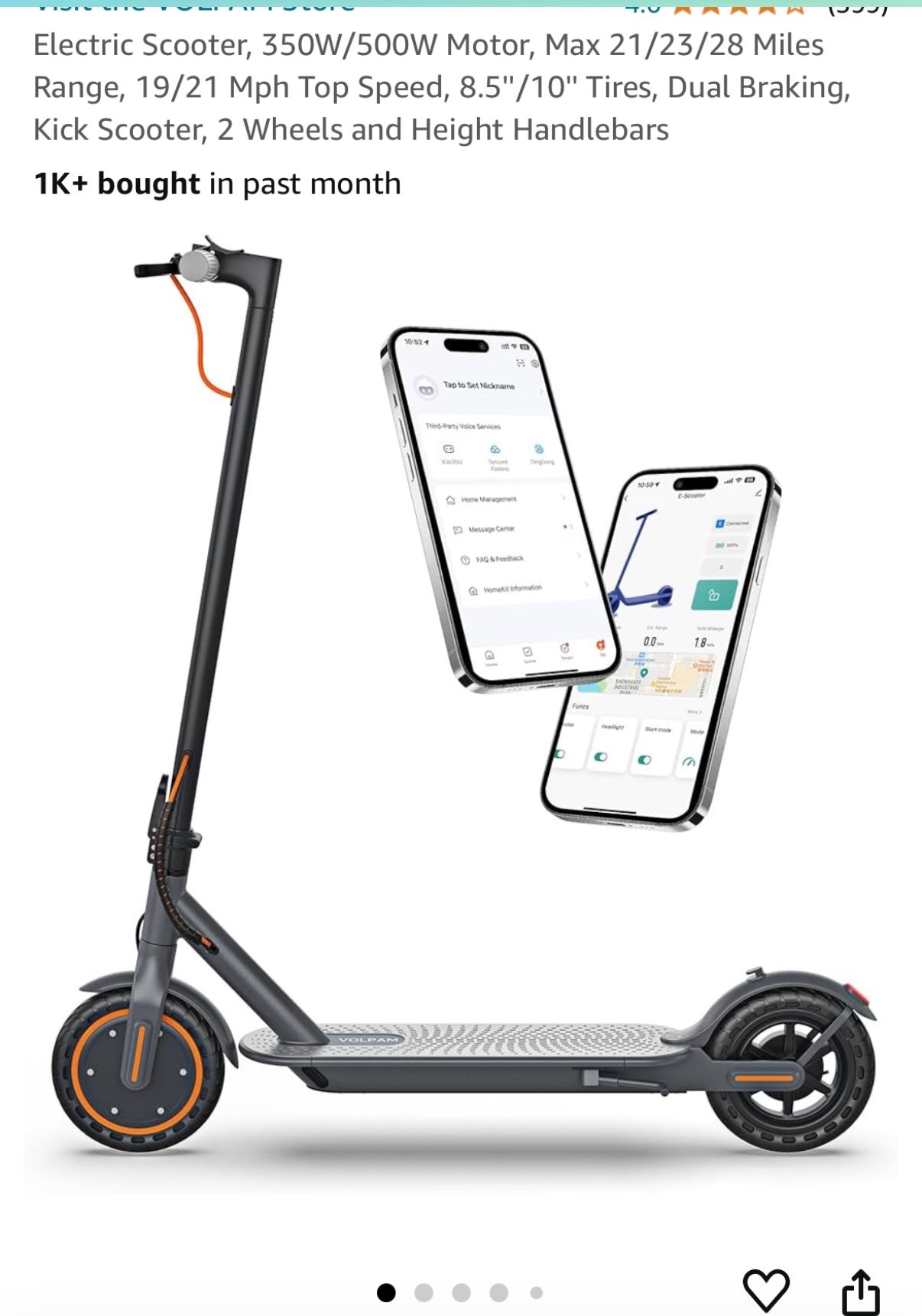 Electric Scooter with app features