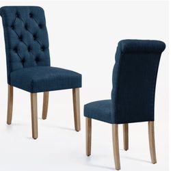 Set Of 2 Teal Chairs