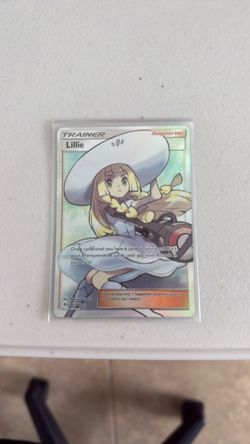 Lillie Trainer Pokemon Card