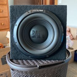 Alpine subwoofer speaker 12” 