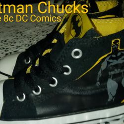 Batman Chucks Converse For Little Boy