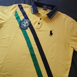 Polo Ralph Lauren Custom Large Slim Fit Big Pony Brazil BRASIL 