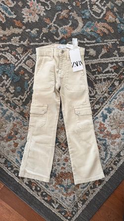 Girls Zara cargo jeans size 6