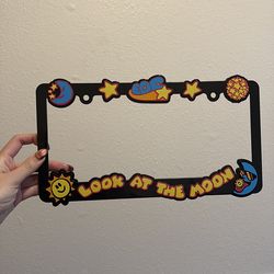 EDC “LOOK AT THE MOON” License Plate Frame