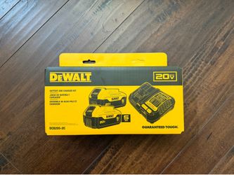 New 20V Dewalt Battery Kit