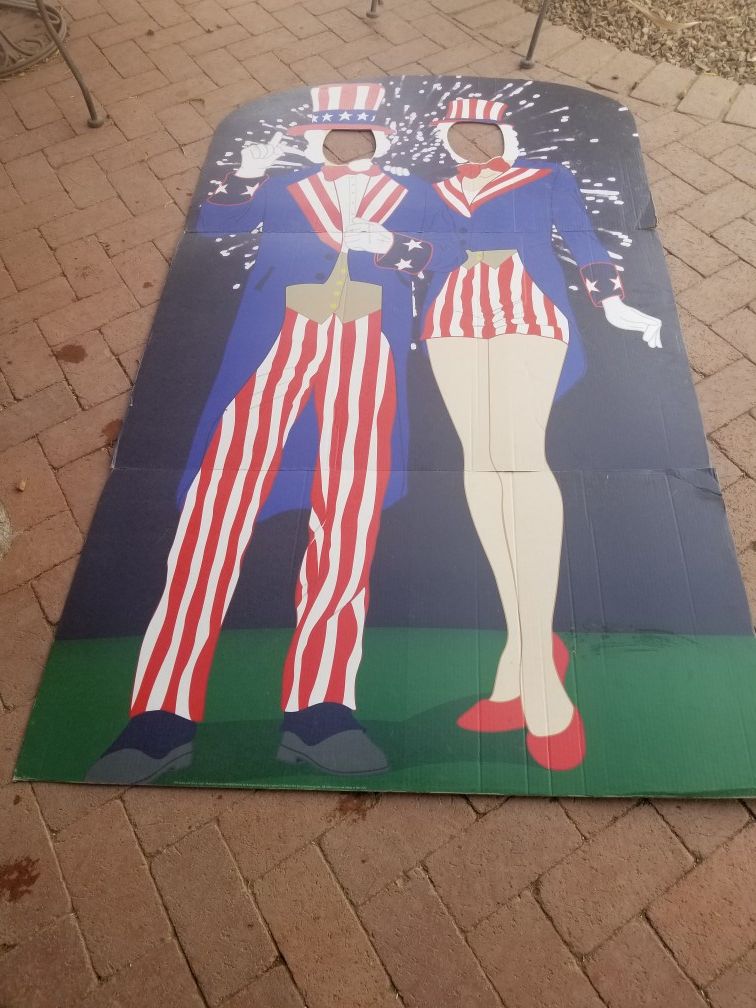 Photo prop cut out.
