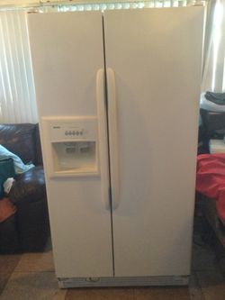 Side By Side French Doors Kenmore Refrigerator With a new Ice Maker 