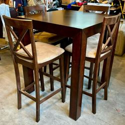 High Top Table Plus Bar Stools
