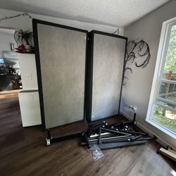 King Size Foundation, Headboard And Box Springs 